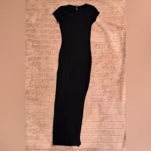 Forever 21 Black Maxi T-Shirt Dress